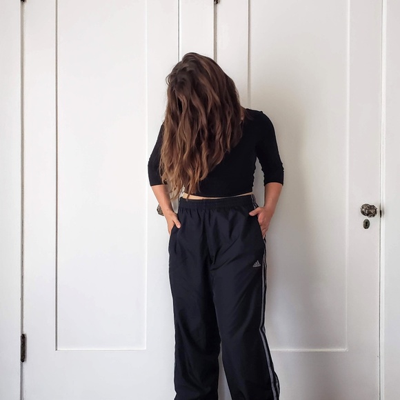 adidas swishy track pants